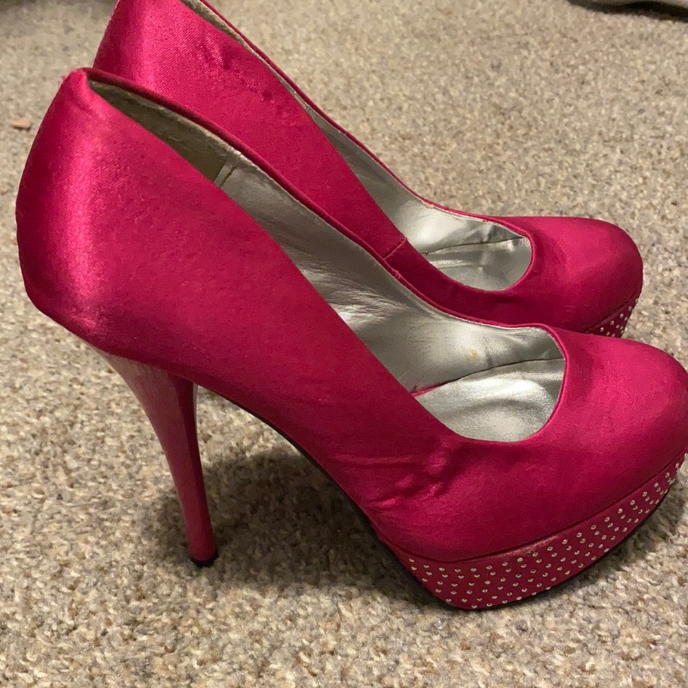 Pink heels